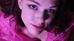 hot amateur cam girl masturbating with toy and squirting on her own face