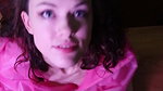 hot amateur cam girl masturbating with toy and squirting on her own face