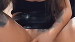 hot brunette glasses girl fingering and dildoing pussy and ass till squirting orgasm on cam