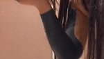 hot brunette glasses girl fingering and dildoing pussy and ass till squirting orgasm on cam