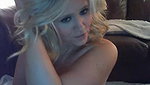 Hot Busty blonde dildoing pussy till squirting orgasm on webcam