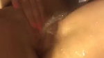 Hot busty girlfriend fingering pussy till super squirting orgasm