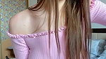 hot sexy busty girl rubbing clit and dildoing pussy till squirting orgasm on webcam