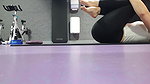 hot sexy fit amateur girl selfie masturbating till squirting orgasm after workout in the gym shower