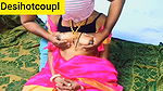 Sex with an Indian wife in a pink sari.