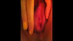 teen masturbating with hairbrush ass and pussy till orgasm