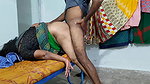 A Stepmother Wearing a Saree She Was Hide Watching Me Masturbating While Watching Porn Video