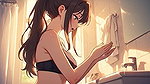 AI Anime Hentai Uncensored, Uncensored video of 18 Year old Teen Hentai MILF, 3D Cartoon on closeup by Kiidzy Animates