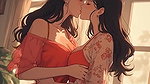 AI Generated Kissing Cartoon content, Uncensored video of 18 Year old Anime Girl, 3D Porn Cartoon on closeup by Kiidzy Animates