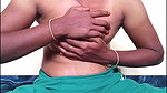 ammu yellow t-shirt remove the boobs massage