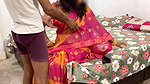 Beautiful newly married indian bhabhi big boobs hot sex in colour full dress