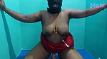 Tamil aunty Mahi ride sex toy so hot.