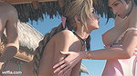Cloud Fucks Aerith and Tifa Hard – Epic Final Fantasy Threesome Hentai with Creampie Gangbang 3D Animation