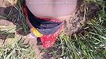 Desi girl’s outdoor Indian village girl outside