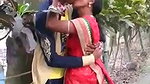 Desi Village Bhabhi Enjoying with Young Lover Outdoor