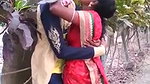Desi Village Bhabhi Enjoying with Young Lover Outdoor