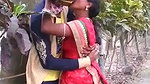Desi Village Bhabhi Enjoying with Young Lover Outdoor