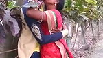 Desi Village Bhabhi Enjoying with Young Lover Outdoor