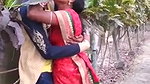 Desi Village Bhabhi Enjoying with Young Lover Outdoor
