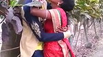Desi Village Bhabhi Enjoying with Young Lover Outdoor