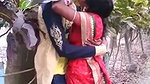 Desi Village Bhabhi Enjoying with Young Lover Outdoor