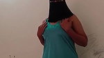 Hot wife removing bikni