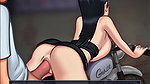 I fuck my goth girlfriend on the bike . Summertime_saga