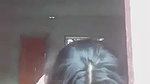 Cute Babe Stripping & Showing Naked Boobs and Shaved Pussy to Lover