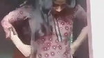 Cute Babe Stripping & Showing Naked Boobs and Shaved Pussy to Lover
