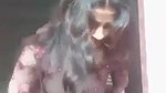 Cute Babe Stripping & Showing Naked Boobs and Shaved Pussy to Lover