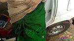 Fucking Indian Sonpari Wearing Saree In Car