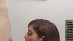 NRI Babe sucking BF cock n Taking cum