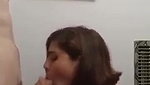 NRI Babe sucking BF cock n Taking cum