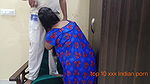 INDIAN Bhabhi XXX pussy and ass fuck with electrician in clear hindi audio _