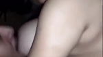 Naughty BF Bite on GF Nipples When She Riding