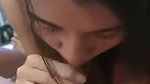 Teen Girlfriend Gives deep Blowjob