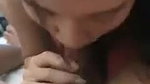 Teen Girlfriend Gives deep Blowjob