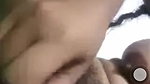 Cute girl masturbating by using Mark pen