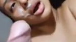 Cute Desi Girl Facial With Cum