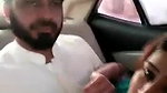 Paki Couple Enjoying in Car
