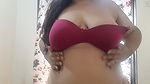 BHABHI’S NEW RED BRA GIFTED BY HER SEXY BOSS.