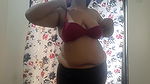 BHABHI’S NEW RED BRA GIFTED BY HER SEXY BOSS.
