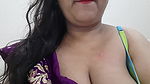 desi Indian horny girl does seducing saree stripping for her boyfriend on webcam part 2.
