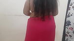 desi Indian naughty horny wife stripping out of saree part 2.