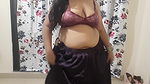 horny big boobs Indian bhabhi getting ready for her sex night part 1.