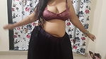 horny big boobs Indian bhabhi getting ready for her sex night part 1.