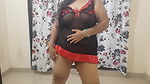 hot Indian bhabhi wearing naughty clothes and seducing her neighbour.