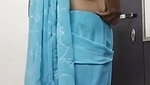 Mallu girl removing saree showing her nude Ass and Pussy.