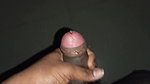 Masturbating.