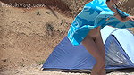 A stranger surprises me naked to finger at the beach and jerks off on me I want him to fuck me – Homemade Video_e3db35b3
